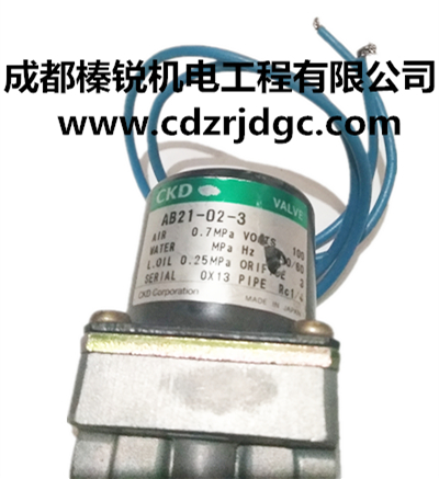 AB21-02-3 CKD電磁閥